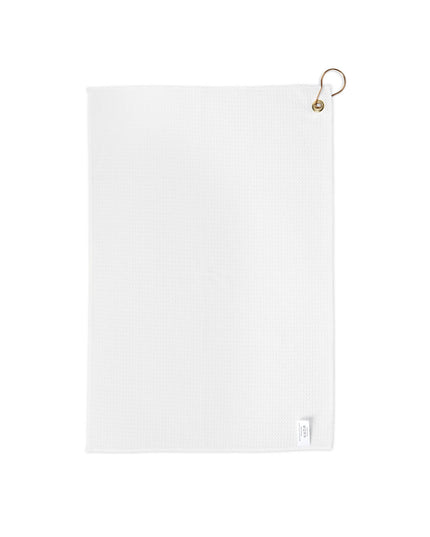 Tan Sunset Star-crossed Bodies Golf Towel, 16" x 24"