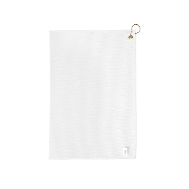 Tan Sunset Star-crossed Bodies Golf Towel, 16" x 24"