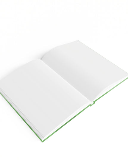 Meanie Greenie Wavey 5" x 7" Journal - 128 Blank pages