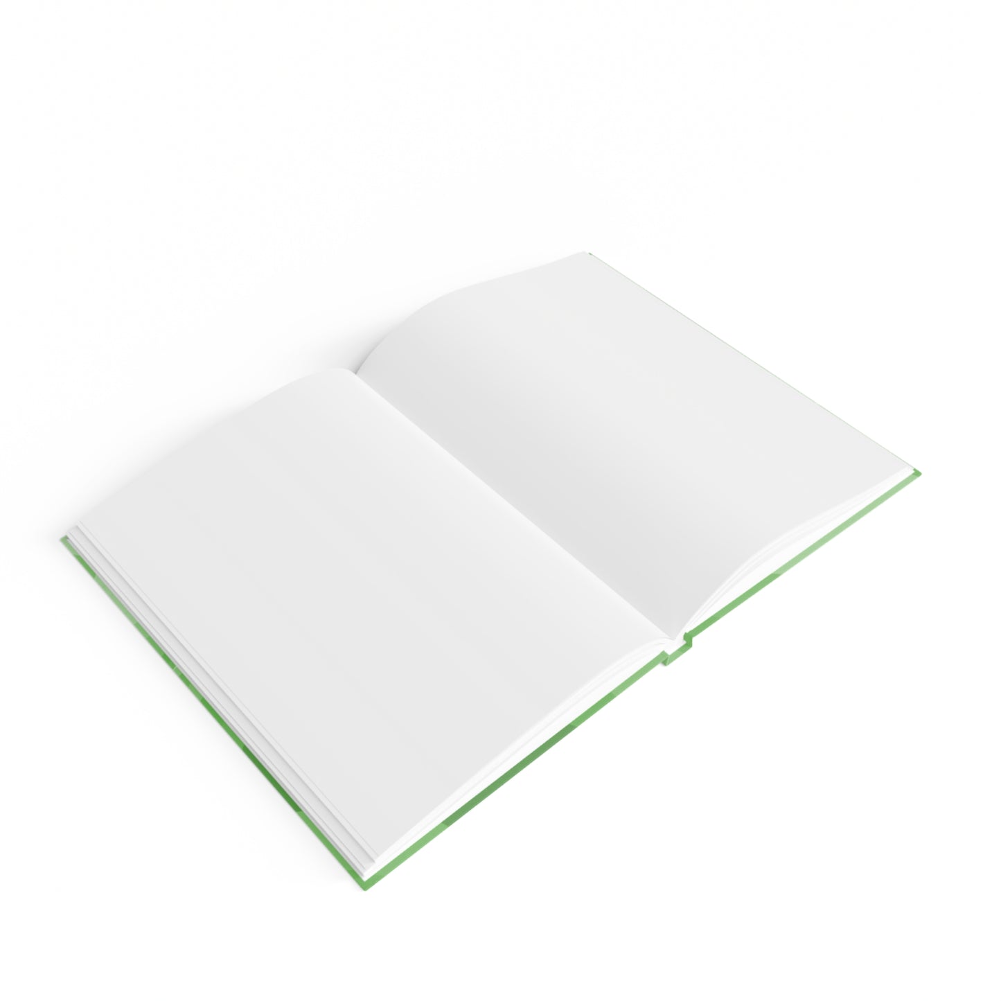 Meanie Greenie Wavey 5" x 7" Journal - 128 Blank pages