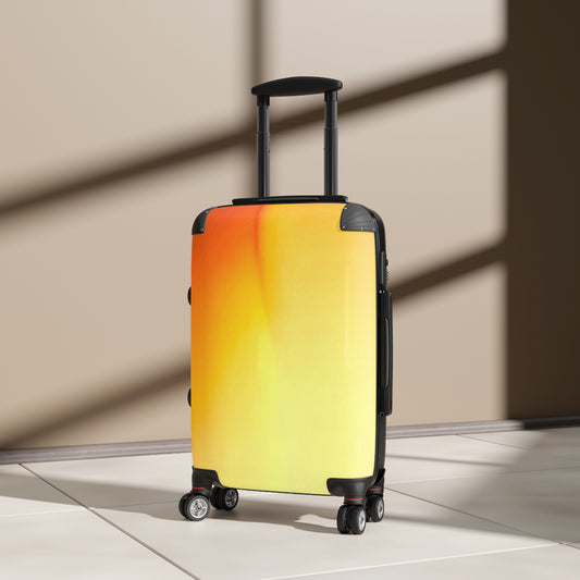Phoenix Fade Small Suitcase with built in lock, 4 double-wheels, telescopic handle, and ABS back hard-shell