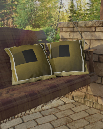 Tan Shadow 20" x 20" Outdoor Pillow