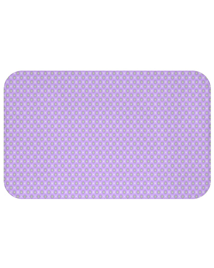 Lavender Star-crossed Bodies 34" x 21" Bath Mat