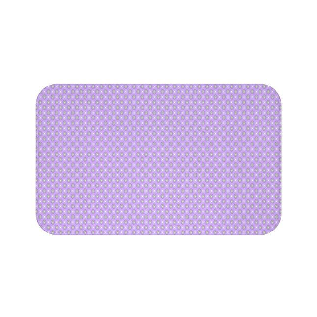 Lavender Star-crossed Bodies 34" x 21" Bath Mat