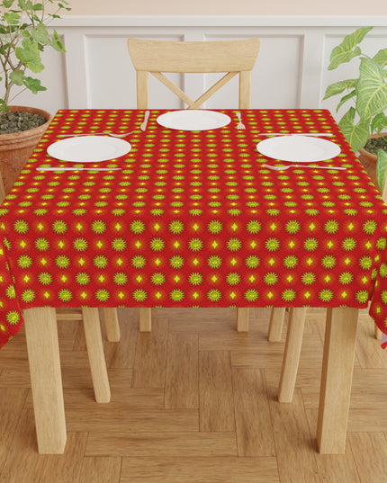 Late Evening Star-crossed Bodies Tablecloth, 55" x 55"