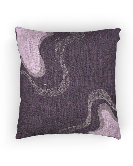Wavey Purple Wavey Woven Pillow, 17" x 18"