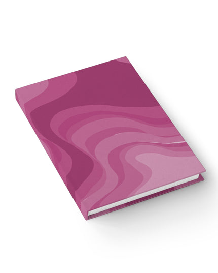 Pinky Mauve Wavey 5" x 7" Journal - 128 Blank pages