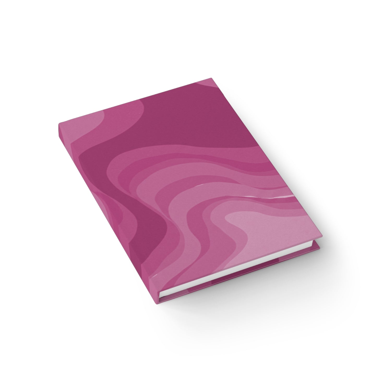 Pinky Mauve Wavey 5" x 7" Journal - 128 Blank pages