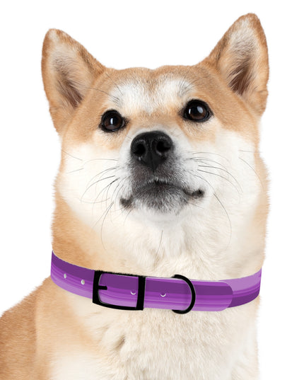 Wavey Purple Wavey Extra Large Dog Collar