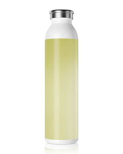 Lemon Fade Slim Water Bottle, 20 oz White