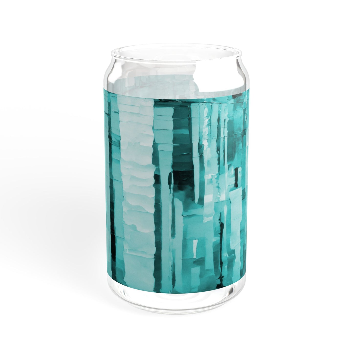 Striped Tif Sipper Glass, 16oz