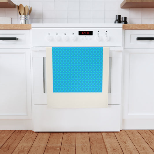 Blue Green Star-crossed Bodies Cotton Tea Towel 19.6" x 27.5"