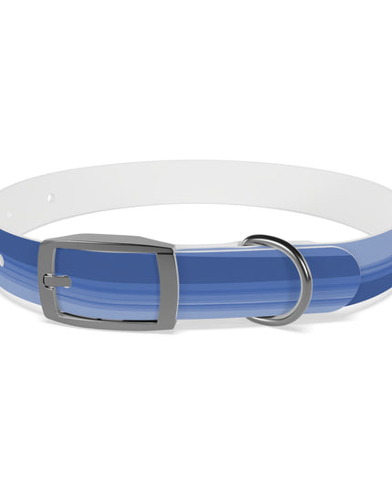 Deep Blue Wavey Small Dog Collar