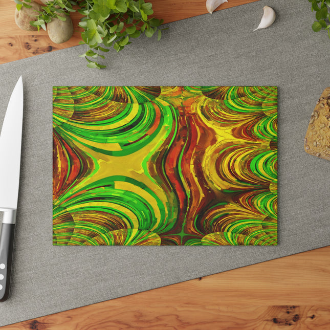 Uzi Spiral Beta 8" x 11" Glass Cutting Board