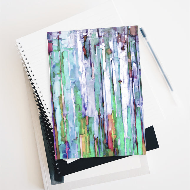 Striped Pastels 5" x 7" Journal - 128 Ruled Line pages