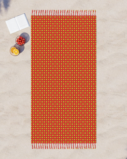 Late Evening Star-crossed Bodies Boho Beach Cloth, 38" × 81"
