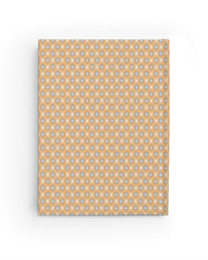 Tan Sunset Star-crossed Bodies Journal - 128 Ruled Line pages - 5" x 7"