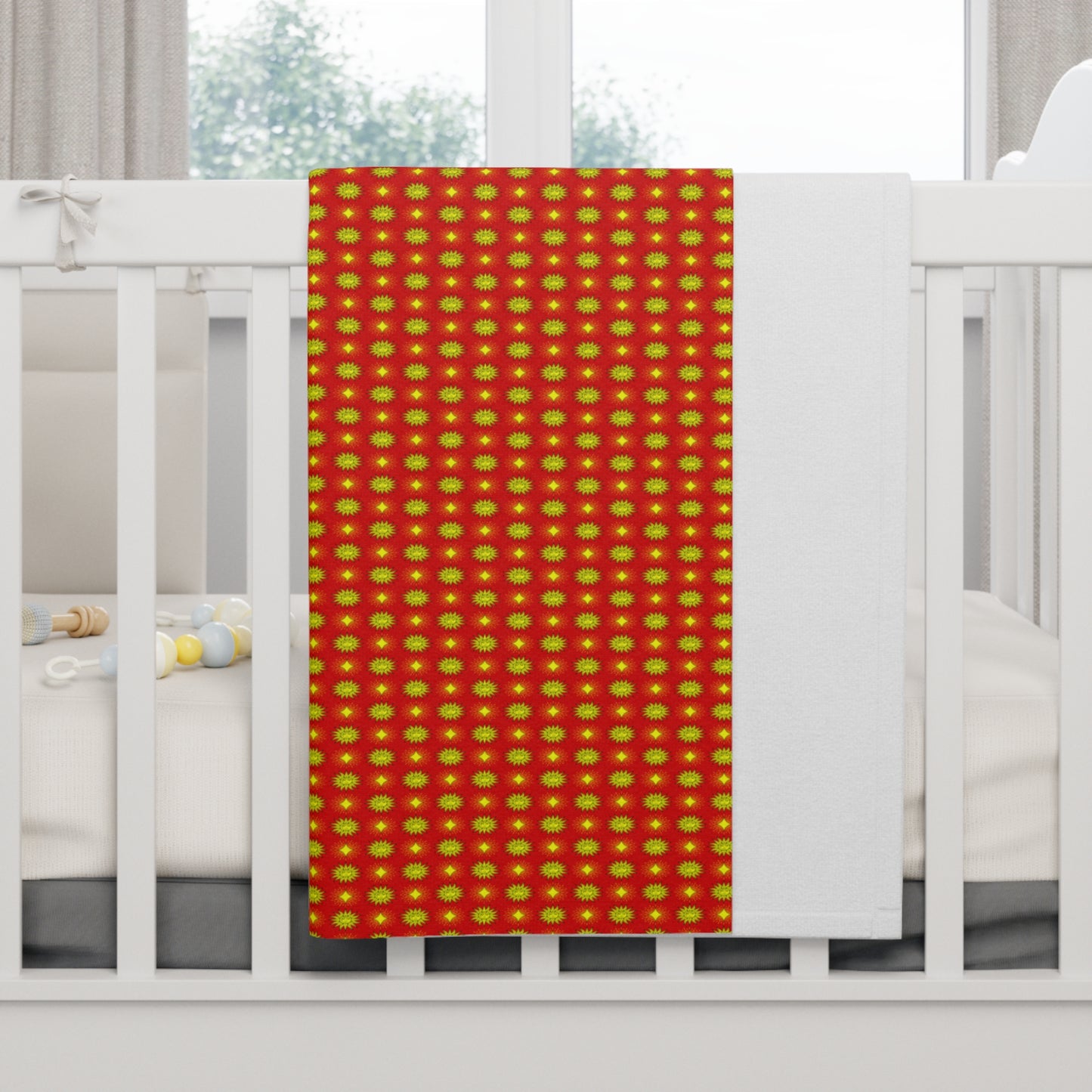 Late Evening Star-crossed Bodies Soft Fleece Baby Blanket, 30" x 40"