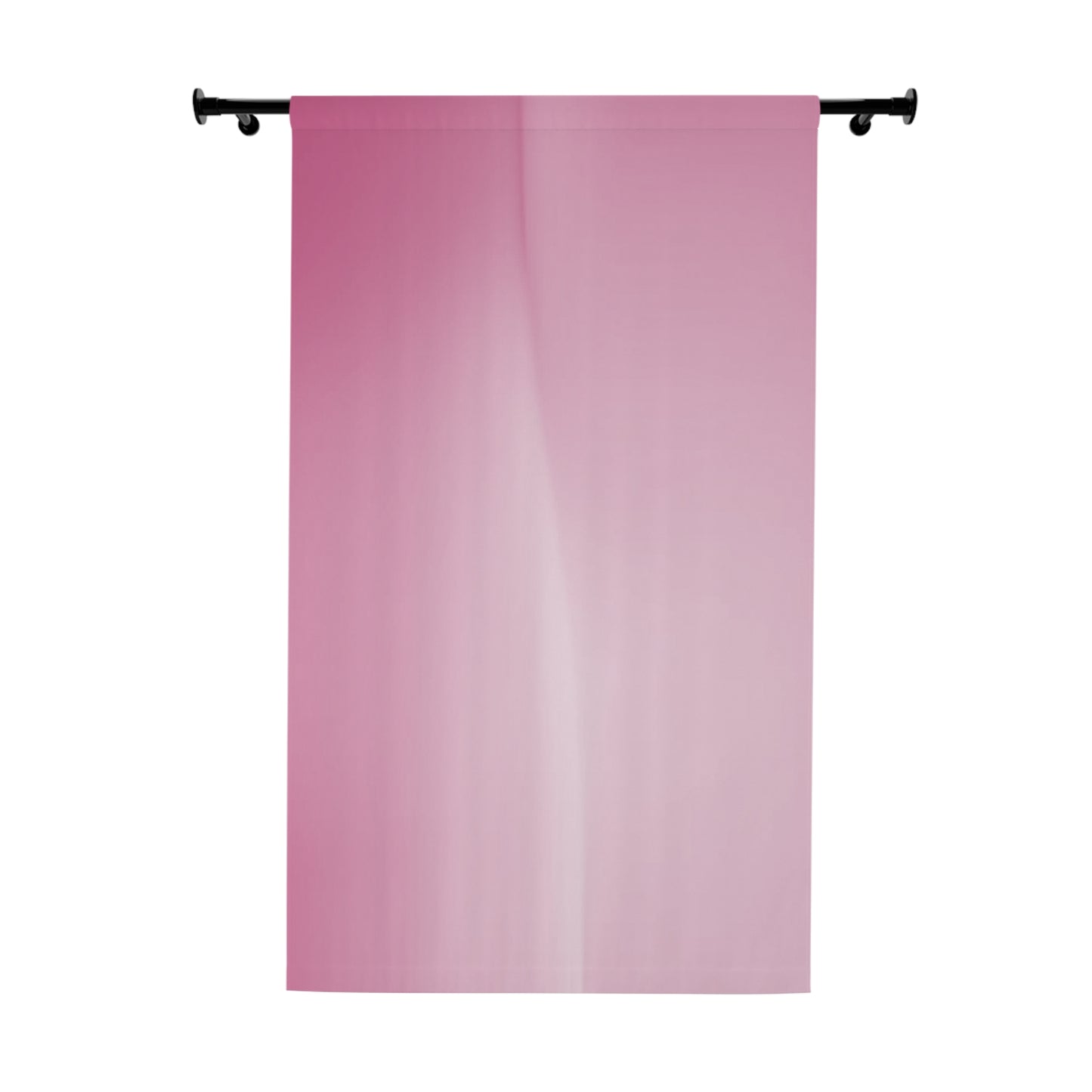 Pink Blush Fade Window Curtain, 50" x  84", blackout