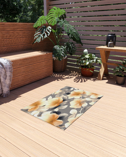 Soft Blossom Floral Bunch Outdoor Rug, 24" x 36"