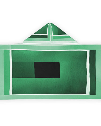 Mint Shadow Youth Hooded Towel, 24" x 48"