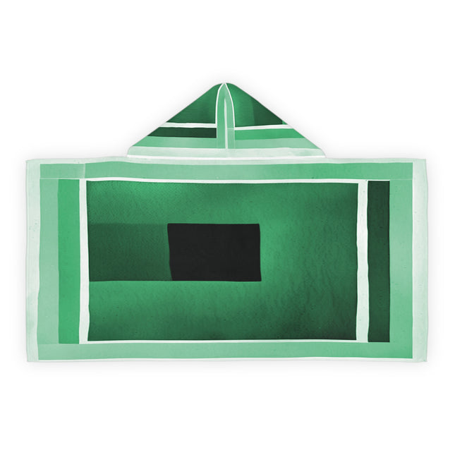 Mint Shadow Youth Hooded Towel, 24" x 48"