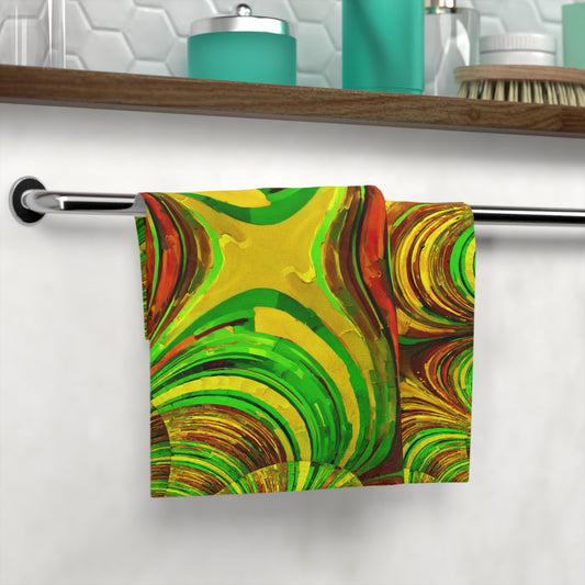 Uzi Spiral Beta Face Towel, 13" x 13"