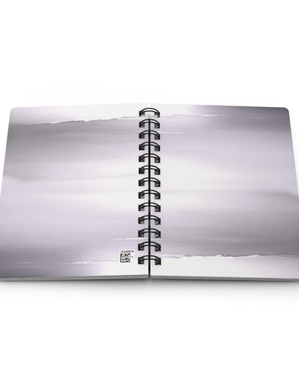 Sephia Sea Dark Fog Sea Purple Fog Spiral Bound Journal, 5" x 7" 150 pages