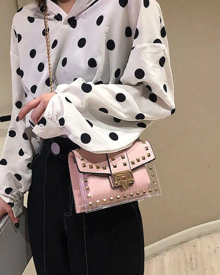 Betty Shoulder Bag -Clear/Rose