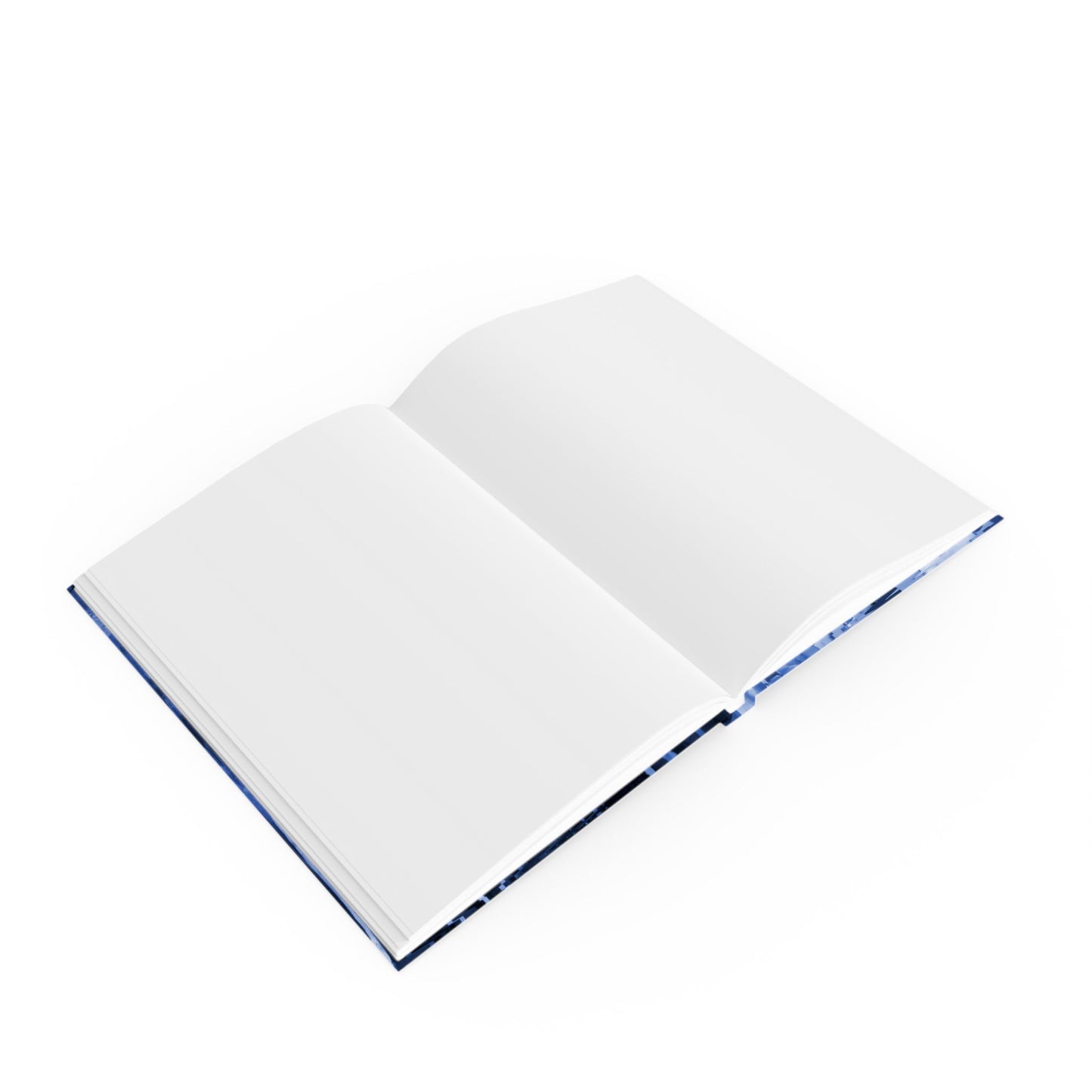 Striped Deep Blue 5.2" x 7.4" Hard Backed Journal with 128 blank pages