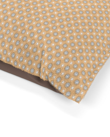 Tan Sunset Star-crossed Bodies Pet Bed, 28" × 18"