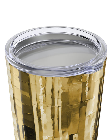 Striped Light Brown Tumbler 20oz