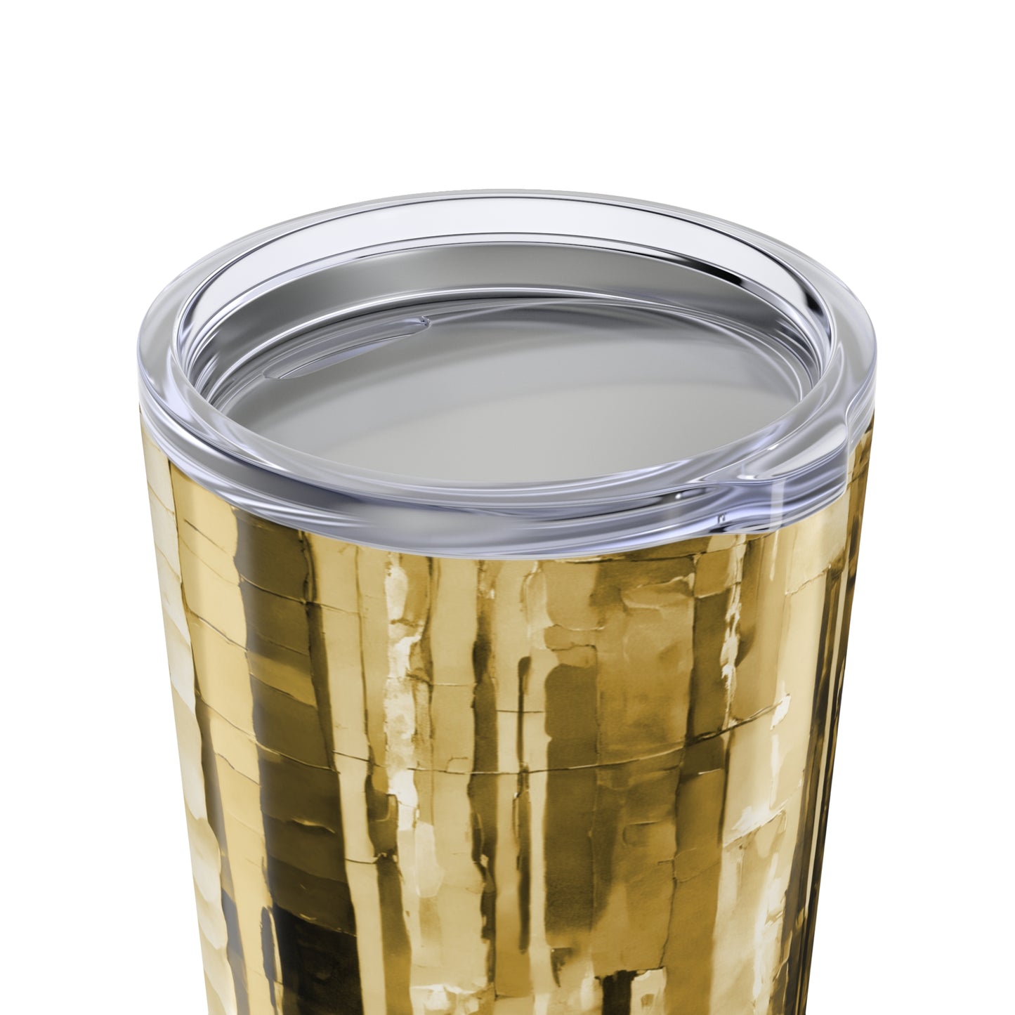 Striped Light Brown Tumbler 20oz