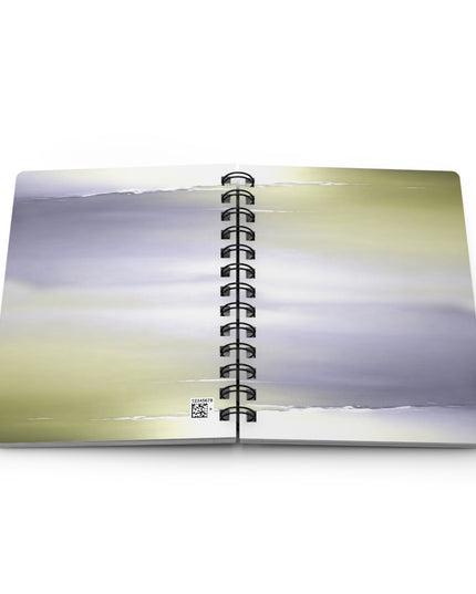 Lavender Sea Golden Fog Sea Purple Fog Spiral Bound Journal, 5" x 7" 150 pages