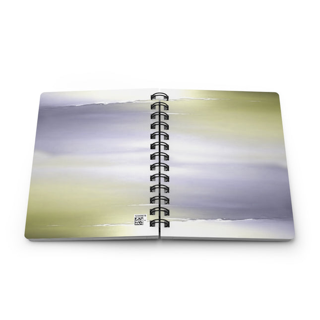 Lavender Sea Golden Fog Sea Purple Fog Spiral Bound Journal, 5" x 7" 150 pages