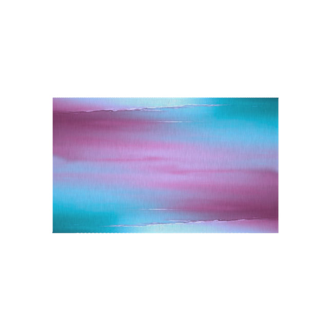 Wine Sea Blue Fog Outdoor Rug, 36" x 60"
