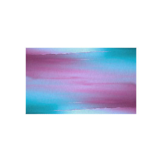 Wine Sea Blue Fog Outdoor Rug, 36" x 60"