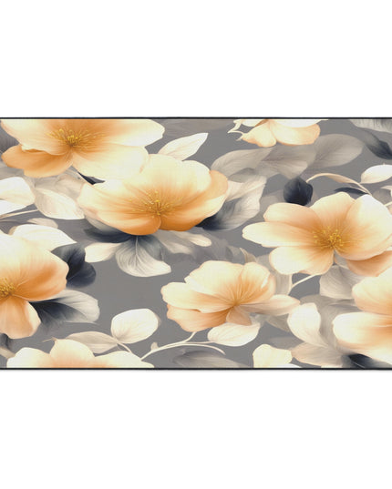 Soft Blossom Floral Bunch Heavy Duty Floor Mat, 36" x 60"