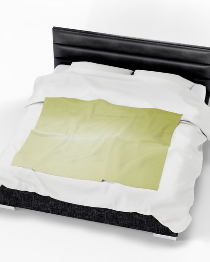 Lemon Fade Velveteen Plush Blanket, 50" x 60"
