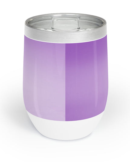 Soft Lavender Fade 12 oz Chill Wine Tumbler