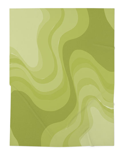Lemon Wavey Baby Swaddle 30″×40″ Blanket