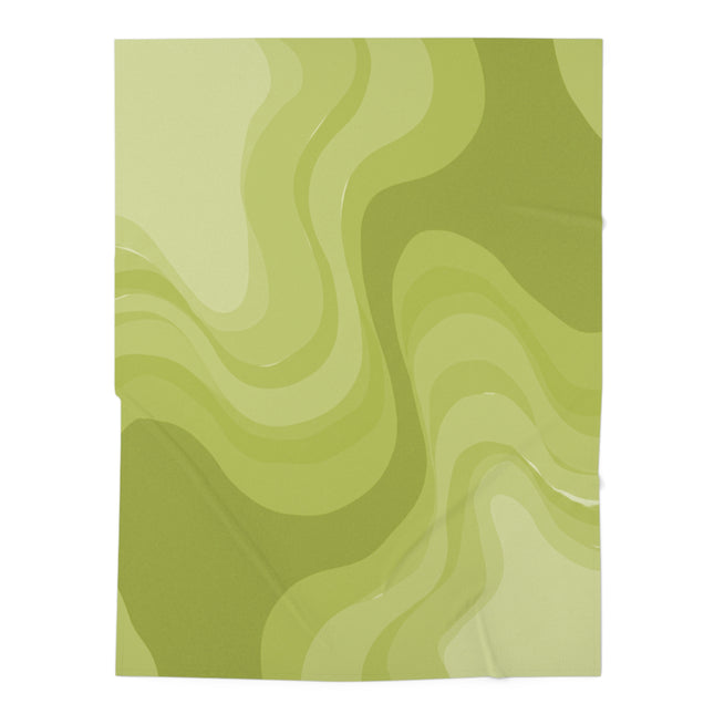 Lemon Wavey Baby Swaddle 30″×40″ Blanket