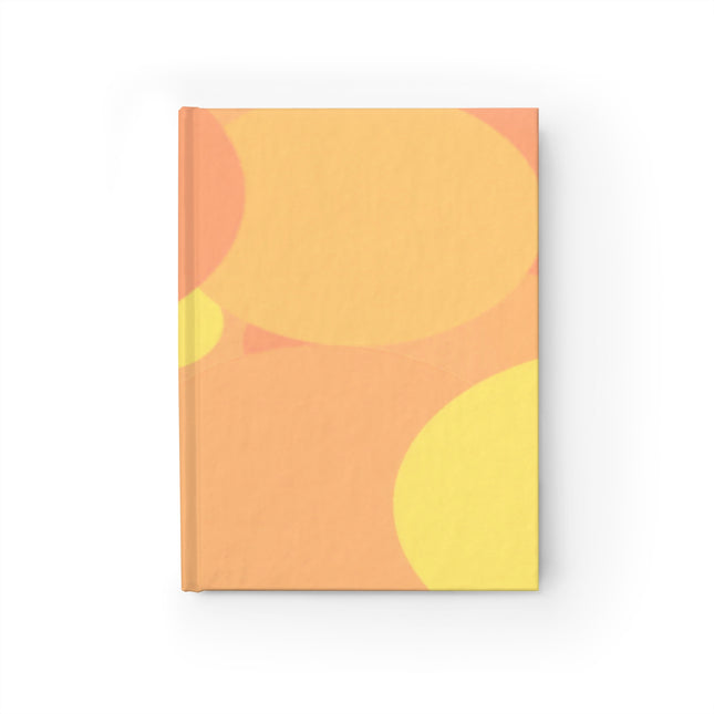 Pastel Bright Oranges Patches 5" x 7" Journal - 128 Ruled Line pages