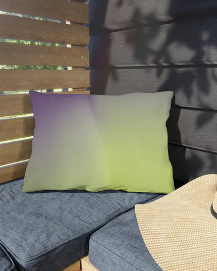 Purple Golden Fade 20" x 14" Outdoor Pillow