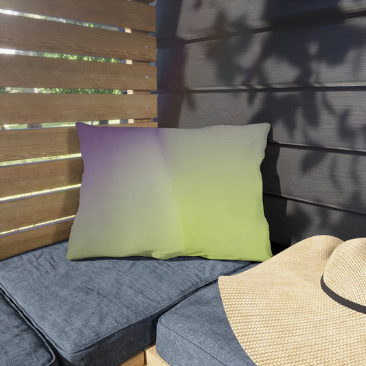 Purple Golden Fade 20" x 14" Outdoor Pillow