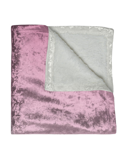Pink Blush Fade 50" x 60" Crushed Velvet Blanket