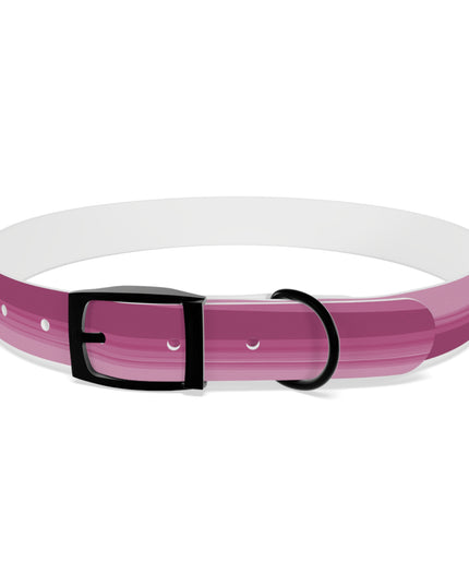Pinky Mauve Wavey Extra Large Dog Collar
