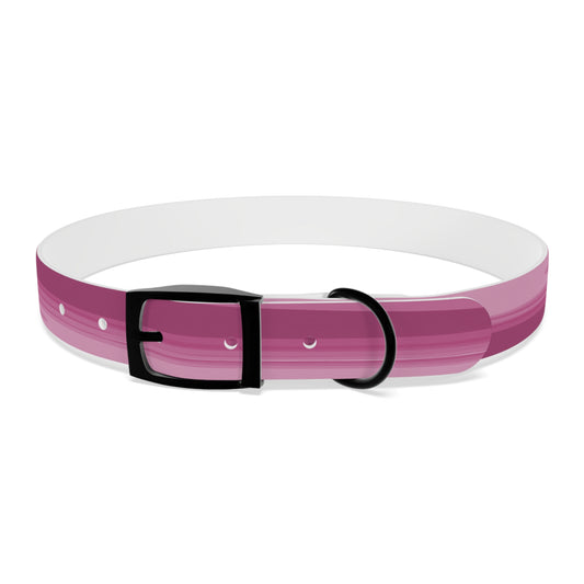 Pinky Mauve Wavey Extra Large Dog Collar