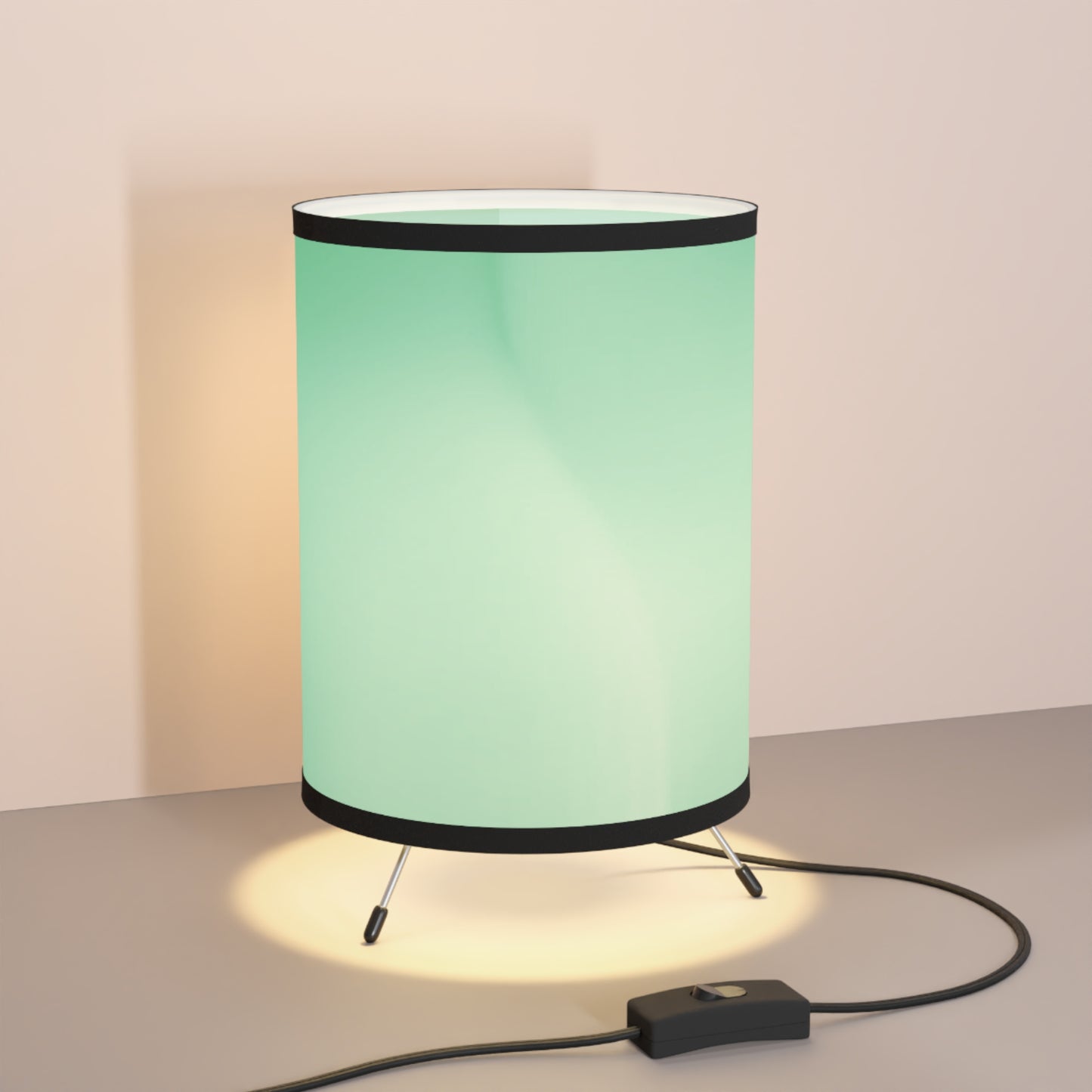 Mint Fade Tripod Lamp with High-Res Printed Shade, US\CA plug