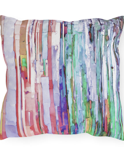 Striped Pastels 16" x 16" Outdoor Pillow